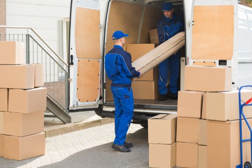 Man And Van Southgate recycling collection with sorted reusable items