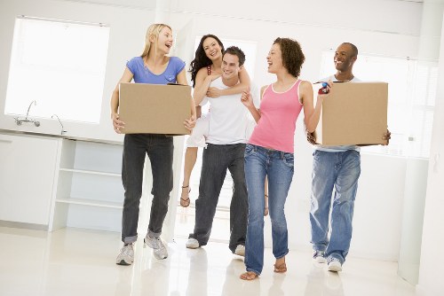 Removal team handling a home move in Southgate