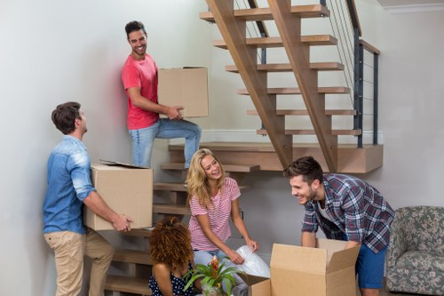 Commercial office relocation service in Southgate with furniture transport