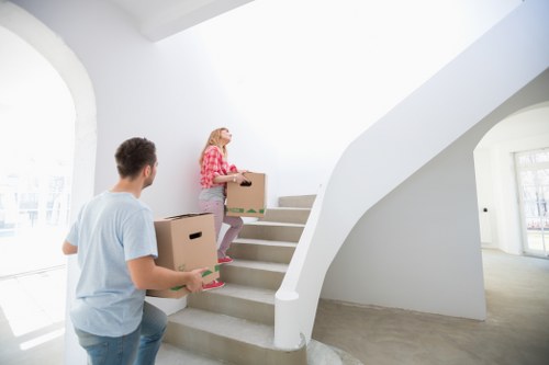 Collection of household goods prepared for lawful transport and disposal