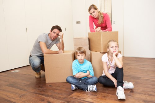 Careful furniture handling during a Southgate home move