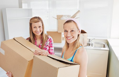 Local removal van team preparing a property move in Southgate